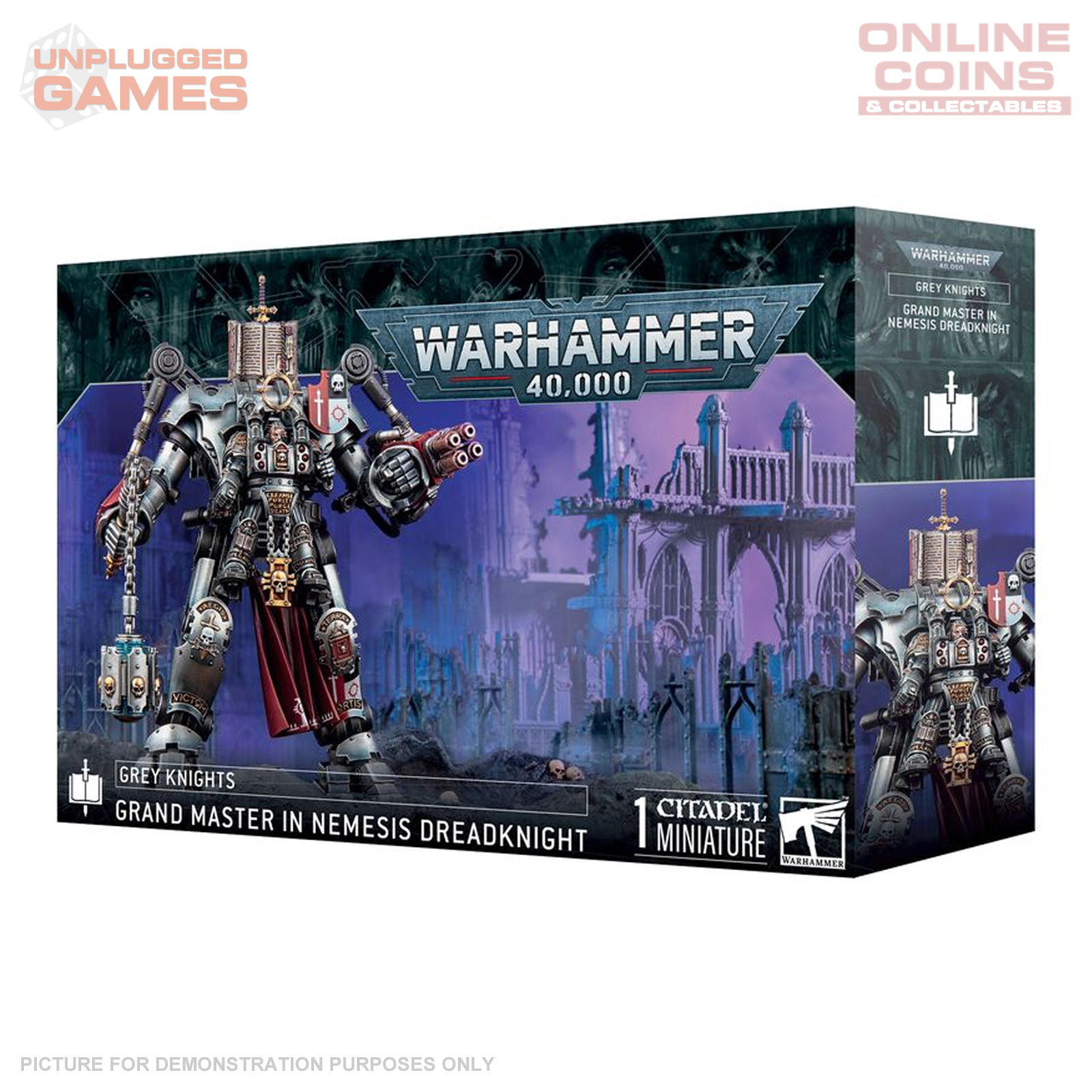 Warhammer 40,000 - GREY KNIGHTS - GRANDMASTER IN NEMESIS DREADKNIGHT